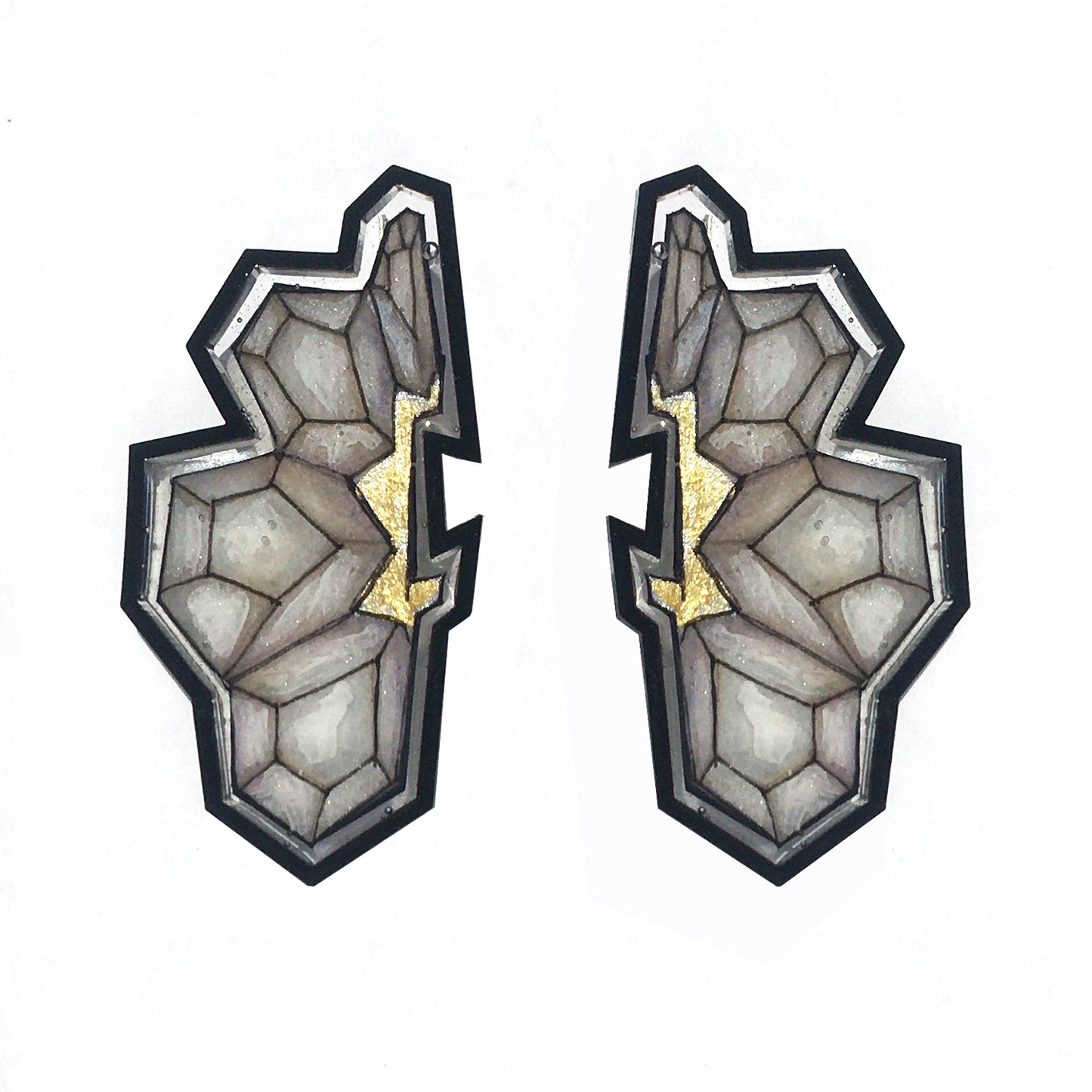 Gem Cluster Ear Climbers
