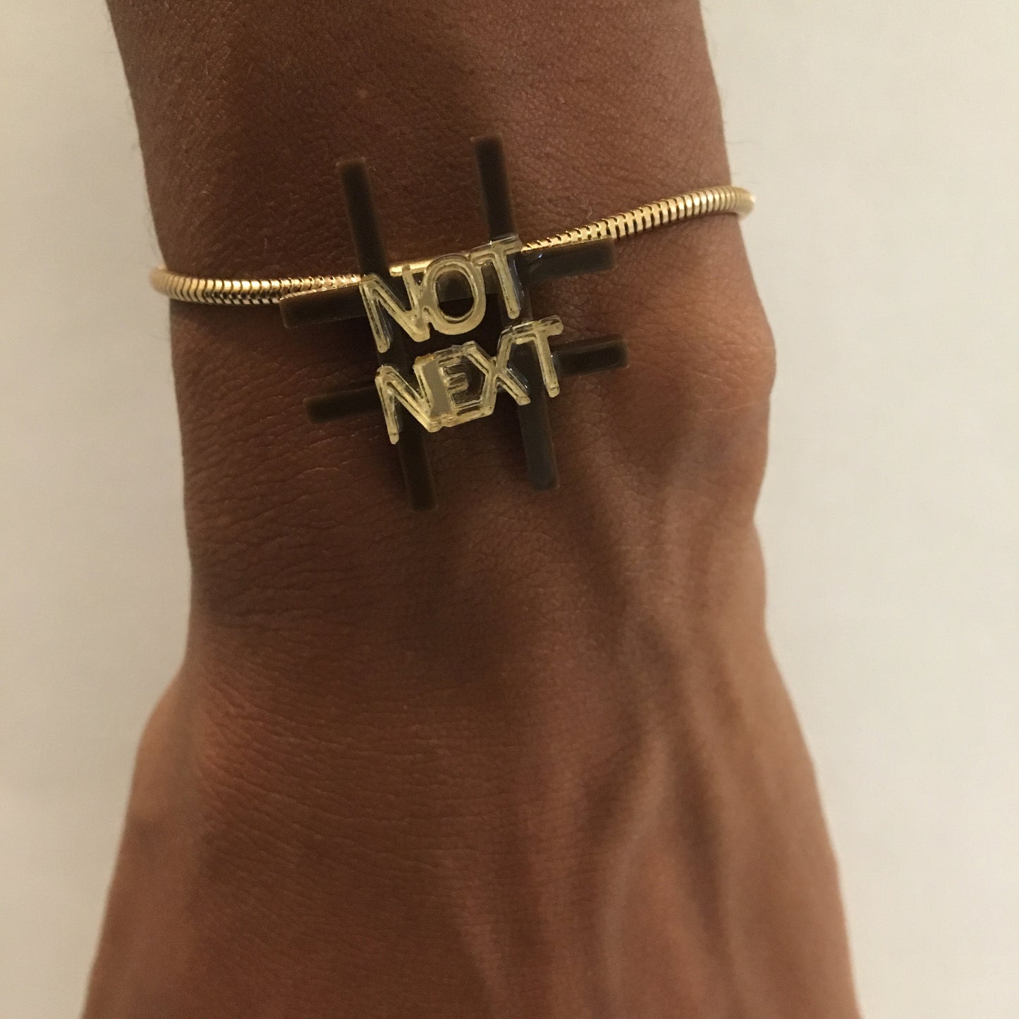 Not Next Brown and Gold Bracelet