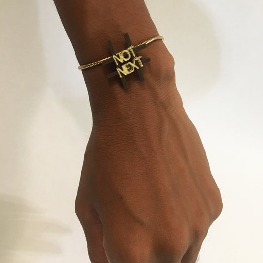 Not Next Brown and Gold Bracelet