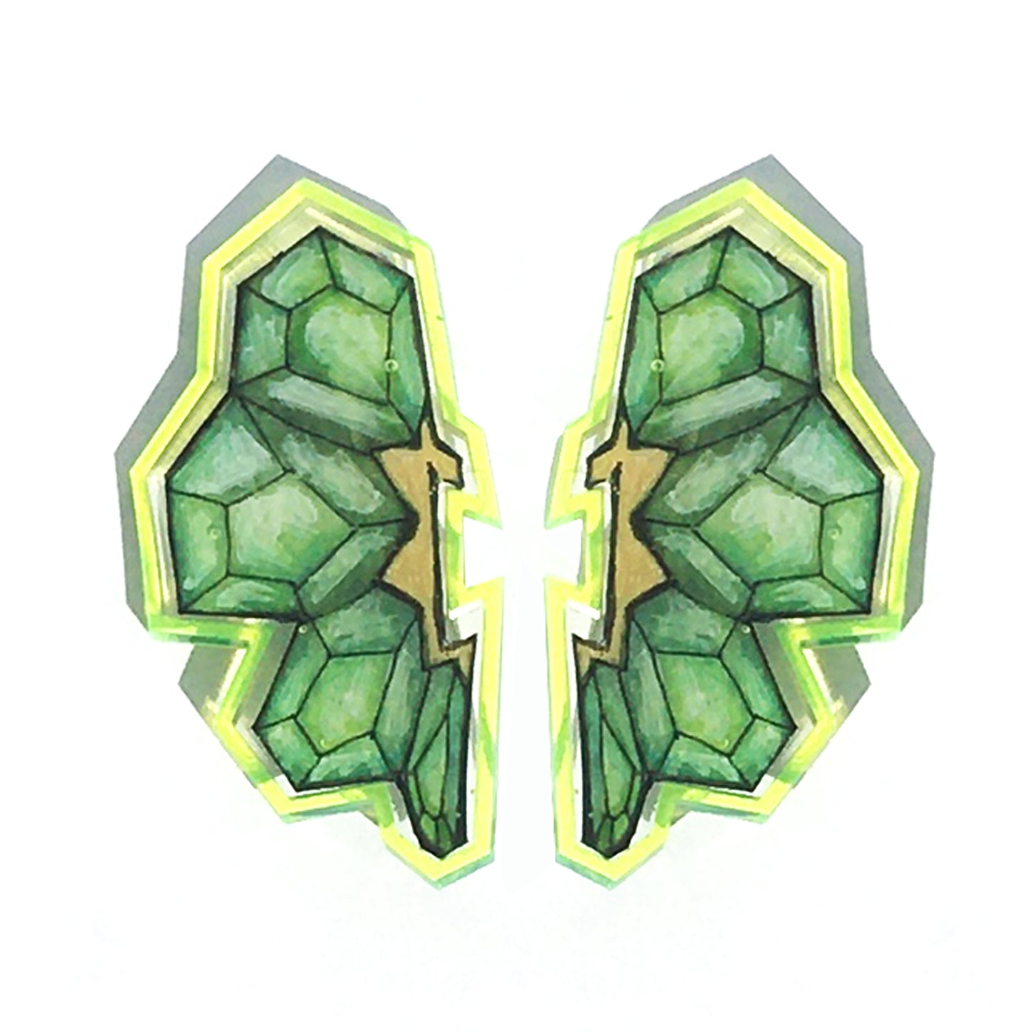 Gem Cluster Ear Climbers