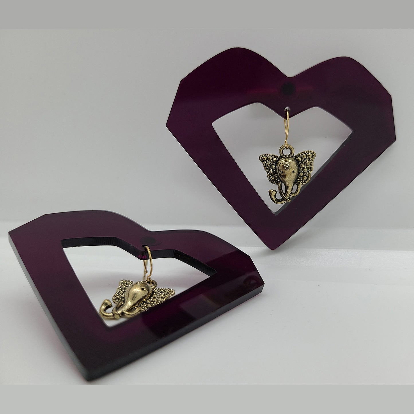 Queen of the Jungle Acrylic Earrings