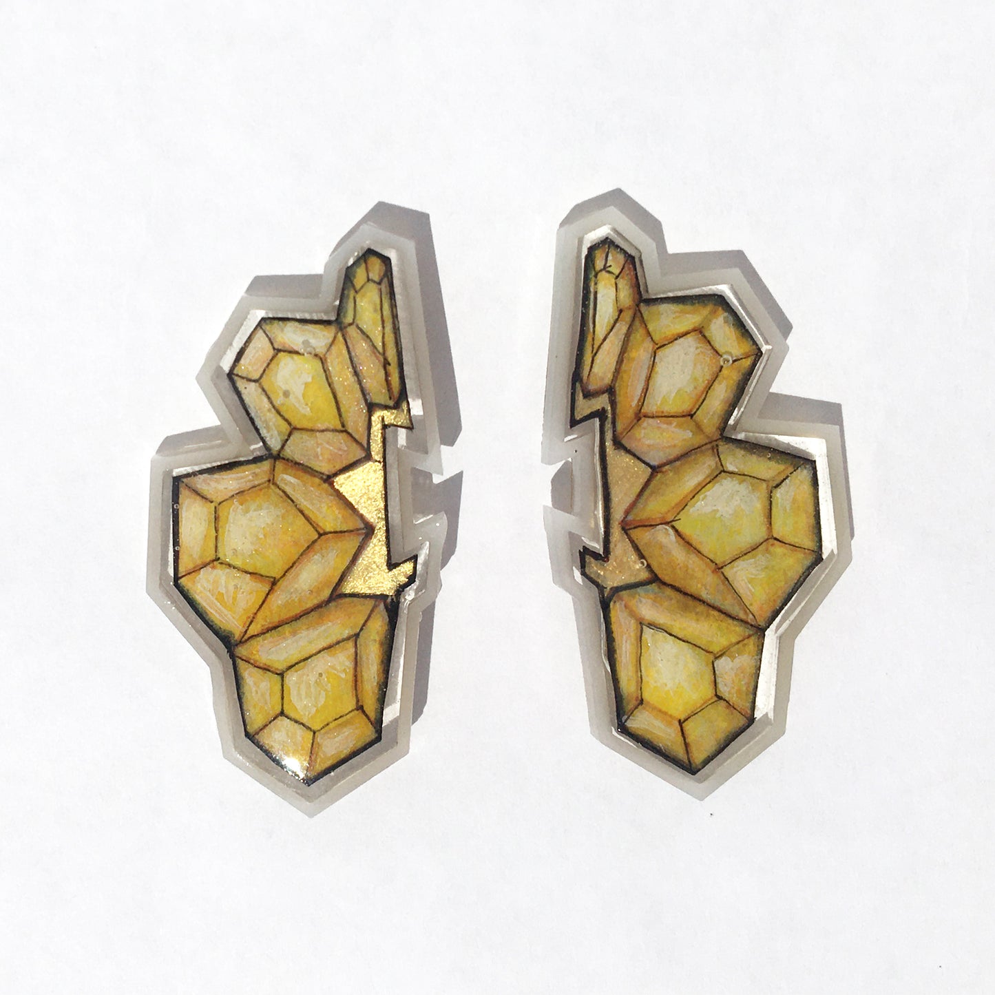 Gem Cluster Ear Climbers